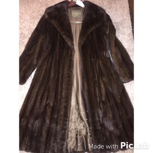 Gorgeous mink fur coat small